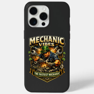 Epic Mechanic Vibes– Powerful Auto Mechanic Garage iPhone 15 Pro Max Case