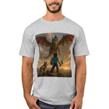 Epic Minecraft-Inspired Battle T-Shirt | Minecraft