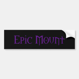 Epic Mount Bumper Sticker