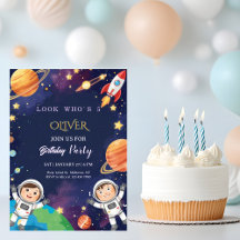 Epic Outer Space Kids Birthday 