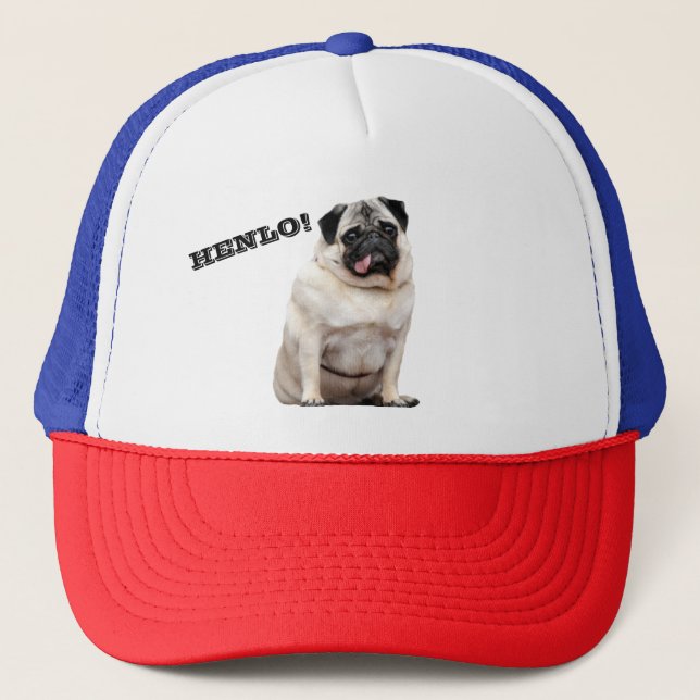 epic pug henlo hat (Front)