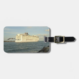 Epic Pursuit - Bird and Cruise Ship Personalised Luggage Tag