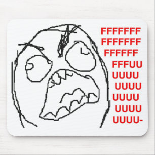 Epic Rage Guy Mousepad