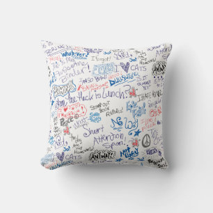 Epic School Day Doodle Time Fun Art  Cushion