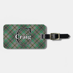 Epic Scotland Clan Craig Tartan Luggage Tag