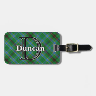 Epic Scotland Clan Duncan Tartan Luggage Tag