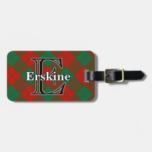 Epic Scotland Clan Erskine Tartan Luggage Tag