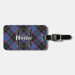Epic Scotland Clan Home Hume Tartan Luggage Tag