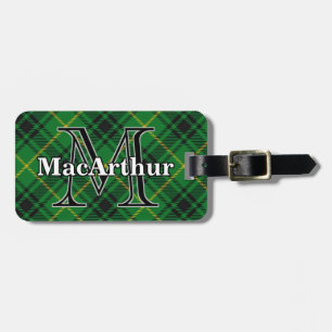 Epic Scotland Clan MacArthur Arthur Tartan Luggage Tag