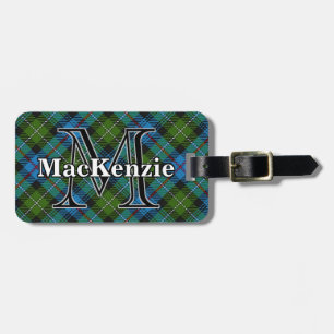 Epic Scotland Clan MacKenzie Tartan Luggage Tag