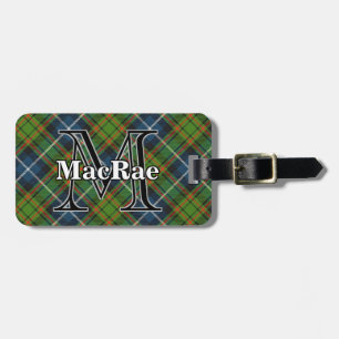 Epic Scotland Clan MacRae Tartan Luggage Tag
