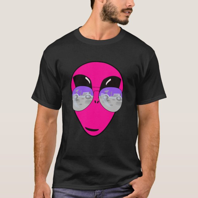 Epic Shades Alien Head Design T-Shirt (Front)