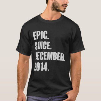 Epic Since December 2014 - Birthday Gift For 7 Yea T-Shirt