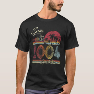 Epic Since March 2004 18 Years 18Th Birthday T-Shirt