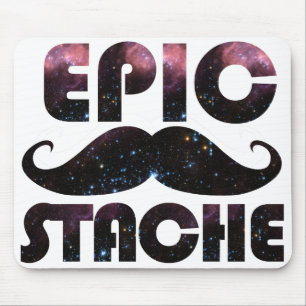 Epic Stache Mouse Pad