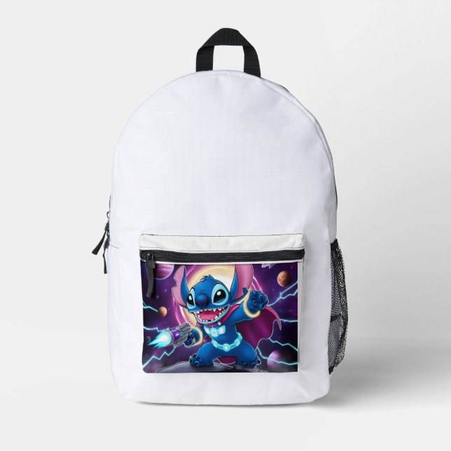 Epic Stitch - Cosmic Hero Printed Backpack (Front)