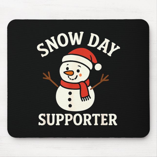 Epic Supporter Snow Day Mouse Pad (Front)