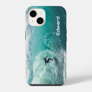 Epic Surfing Wave iPhone 14 Case