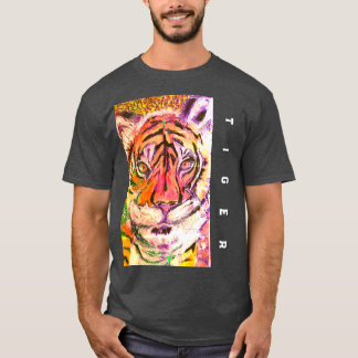 Epic Tiger Looking at You, Multimedia T-Shirt