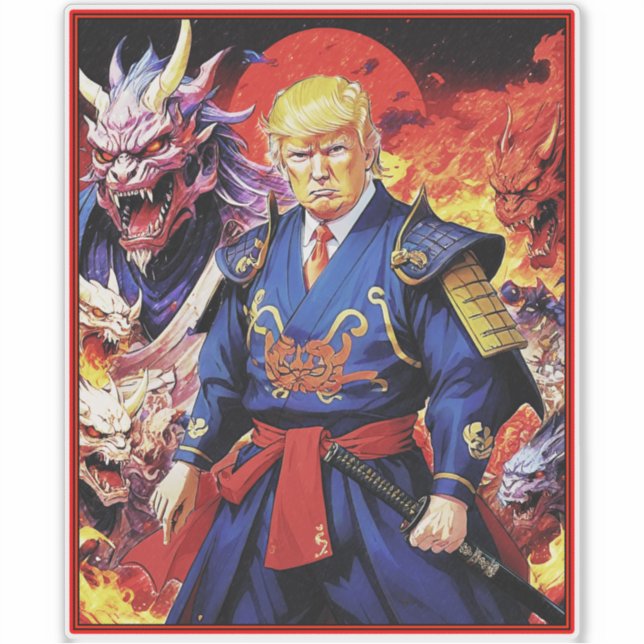 Epic Trump Samurai Anime (Front)