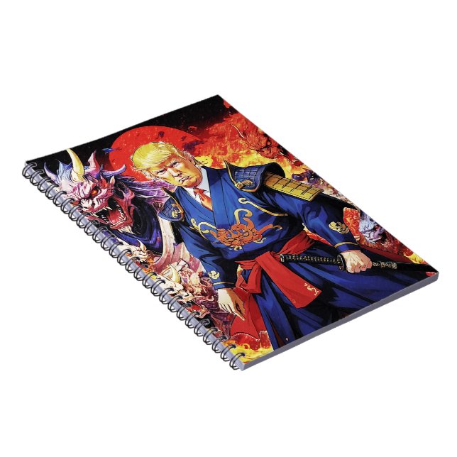 Epic Trump Samurai Anime Notebook (Right Side)