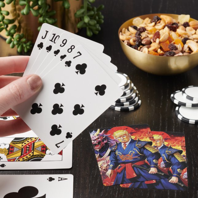 Epic Trump Samurai Anime Playing Cards (In Situ)