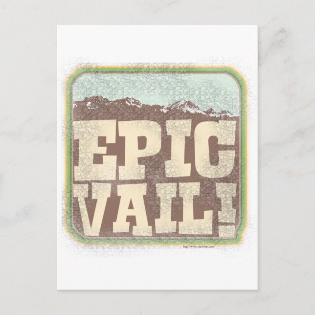 Epic Vail Postcard (Front)