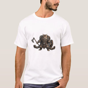 Epic Viking Maine Coon Cat Warrior T-Shirt