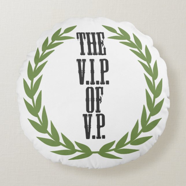 Epic VIP of Victory Points Tabletop Game Time Round Cushion (Front)