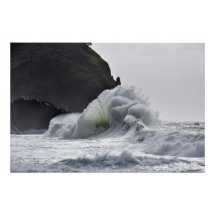 Epic Waves at Cape Disappointment Photo Print