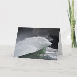 Epic Waves at Cape Disappointment, WA Card