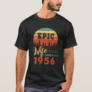 Epic Wife Since 1956 65Th Wedding Anniversary 65 Y T-Shirt