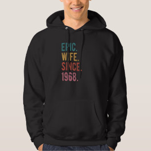Epic Wife Since 1968 54th Wedding Aniversary For Hoodie