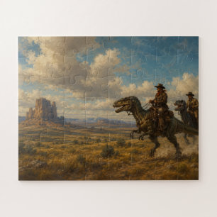 Epic Wild West Dinosaur Adventure Jigsaw Puzzle