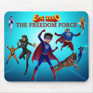 Epic Zero Freedom Force Poster Mouse Pad