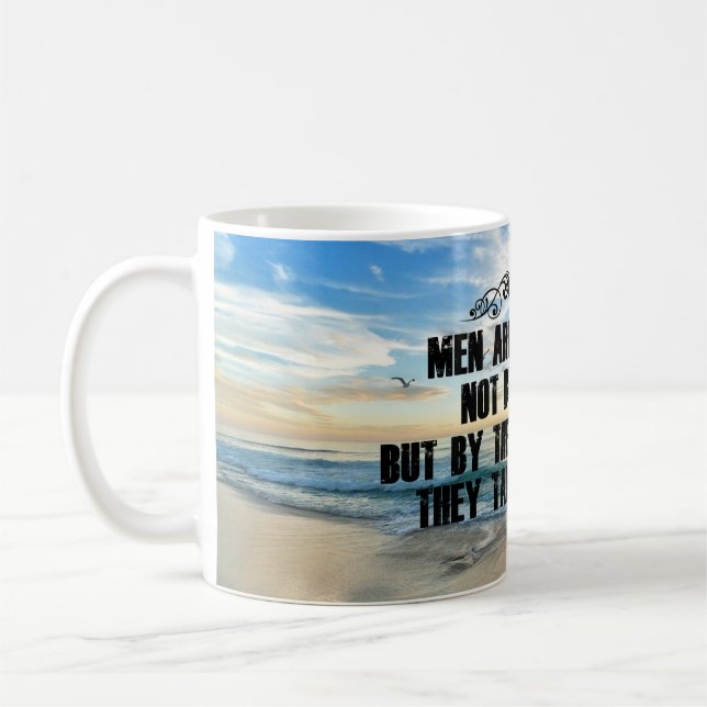 Epictetus -The view of things quote Coffee Mug (Left)