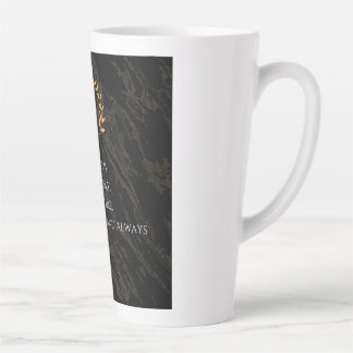 Epictetus's Recipe for Greatness Latte Mug