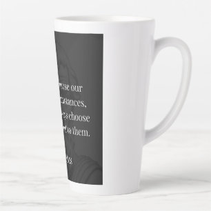 Epictetus's Wisdom: Empowerment through Response Latte Mug