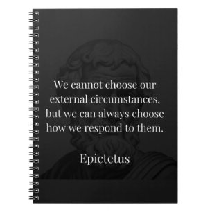 Epictetus's Wisdom: Empowerment through Response Notebook