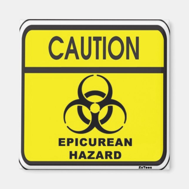 Epicurean Hazard Magnet (Front)