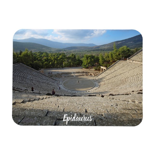 Epidaurus ancient amphitheatre magnet (Horizontal)