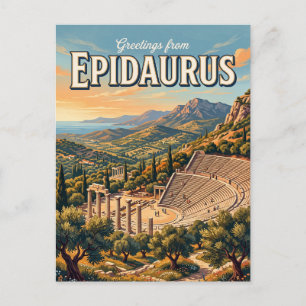Epidaurus Greece Postcard