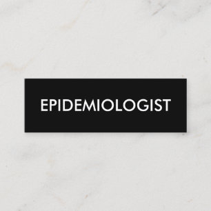 epidemiologist mini business card