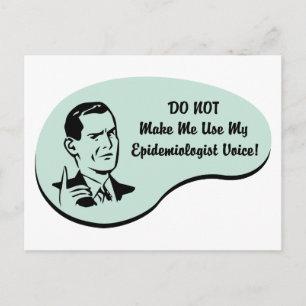 Epidemiologist Voice Postcard