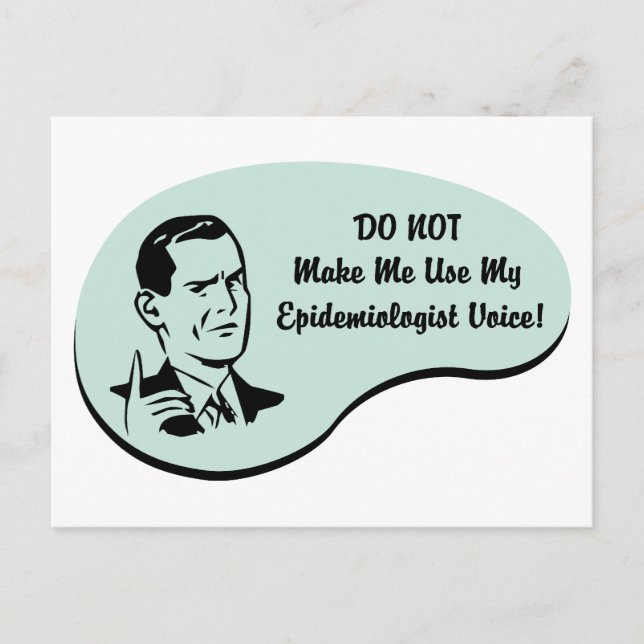 Epidemiologist Voice Postcard (Front)
