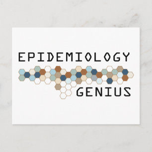 Epidemiology Genius Postcard