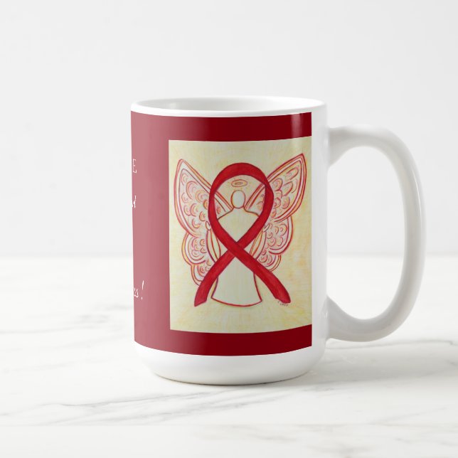 Epidermolysis Bullosa (EB) Awareness Ribbon Mug (Right)