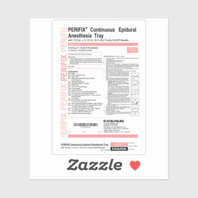 Epidural Tray Vinyl (Sheet)