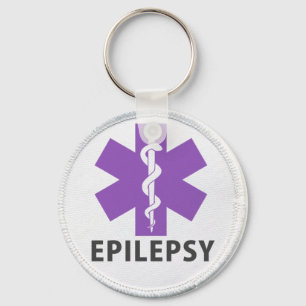 Epilepsy alert key ring