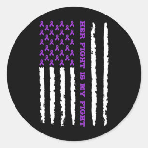 Epilepsy Awareness 1  Classic Round Sticker